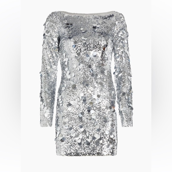 Danielle Guizio Paillette Sequin Mini Dress - Picture 6 of 11